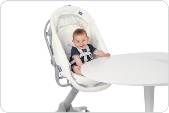 Chicco Baby Hug Air Liegesessel/Hochstuhl 4in1 Hochstuhl