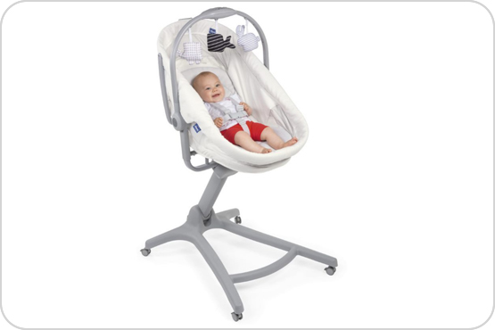 Chicco Baby Hug Air Liegesessel/Hochstuhl 4in1 Babyliege