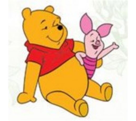Disney Wanddeko Winnie Pooh mit Ferkel 2